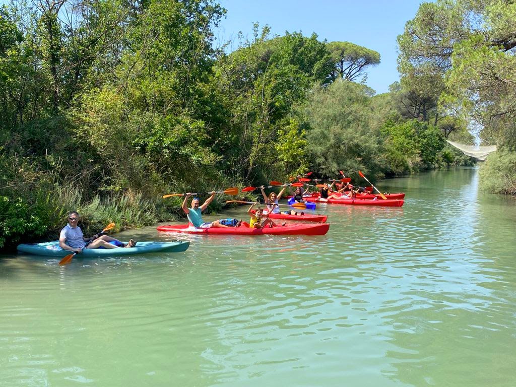 Escursione in canoa - Severi Hotels - Minibus Garden Cervia